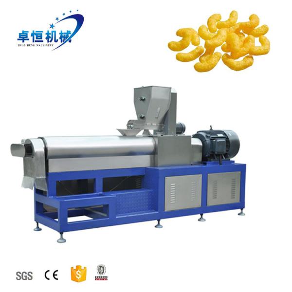 Máquina de pufar de 40 kg/h para produção de deliciosos arroz pufado e snacks de milho