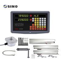 Système de lecture numérique du tour SINO SDS2MS à 2 axes AC 100-240V Multifonctionnel avec échelle linéaire pour tour