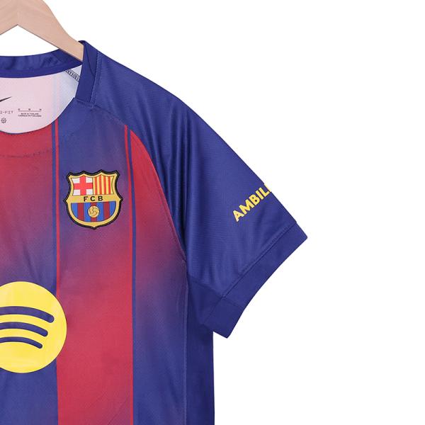2025-2026 Barcelona Home Fan Jersey - Unisex Polyester