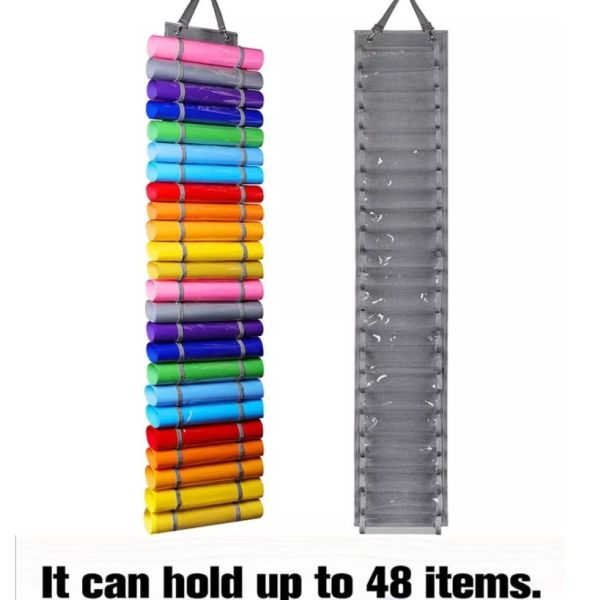 Посуда шкафа организатора хранения 48 Rolls винила держателя хранения винила Стен-держателя Rolls