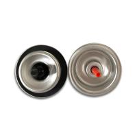 Válvula de isqueiro recarregável de folha de flandres de 25,4 mm com peça componente adaptador