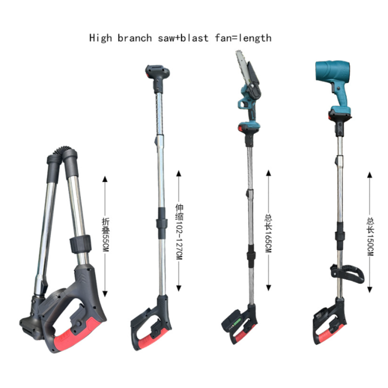Electric Lawn Mower & Lithium Battery Branch Pruner Combo Set, Small Home Garden Grass Trimmer, Charging Lawn Care Tool