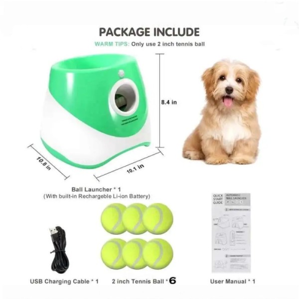 Interactive Smart Pet Toy Automatic Dog Ball Launcher Toy Keep Healthy