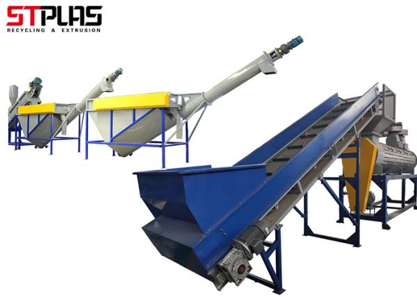 CE Pet Bottles Recycling Plant Plastic Flakes Washing Tank With SUS304 Material