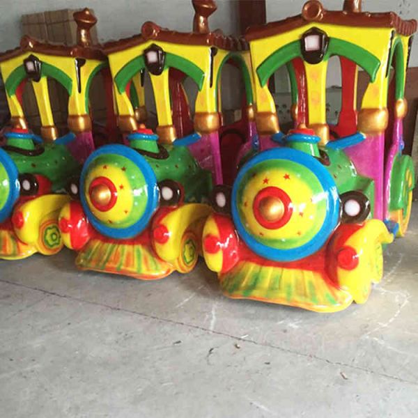 Mini 2kw Amusement Park Electric Trains / Electric Train Ride 220v Voltage