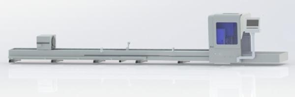 2000w IPG raycus cnc fiber laser cutting machine for 6m length steel metal pipe tube