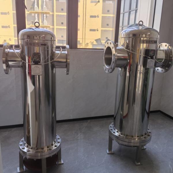 Element Connection With Tie-Rod Design Industrial Stainless Steel Compressed Air Purifier for Air Pollution Prevention