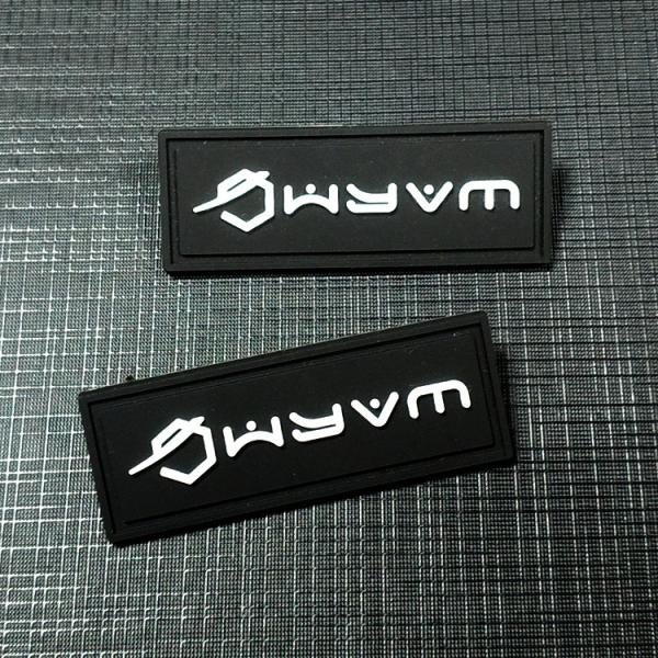 3D Embossed Soft PVC Clothing Labels Sewing Patches Garment T Shirt Logo Design