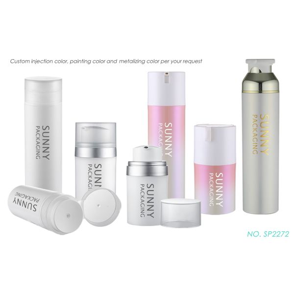 bouteille privée d'air recyclable de pompe d'ACP de 30ml 50ml 80ml 100ml 120ml 150ml 200ml PP& pour la crème, le gel et la lotion