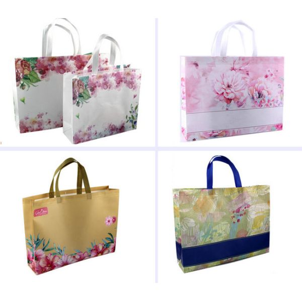 Custom Laminated Shopping Bags Wear Resistant Max Bearing Load 5 - 8 KG