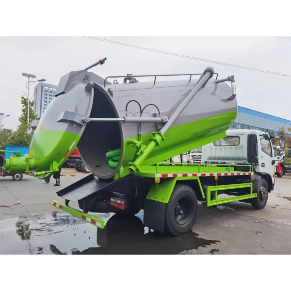 Dongfeng 6cbm, 8cbm, and 10cbm Vacuum Trucks, 4X2, 6-Wheel Vacuum Trucks for Sale.