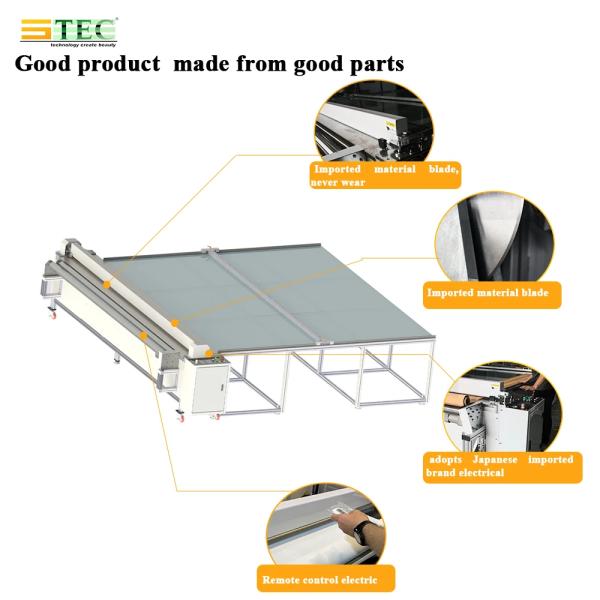 Sunscreen/zebra/blackout/dream Roller Blind Fabric Cutting Machine Automatically Cutting and Controlling