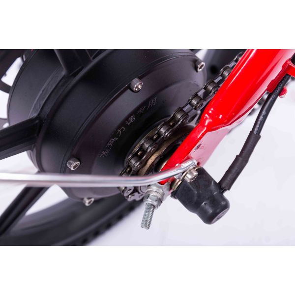 Mini 14 Inch Electric Bike , 48v Foldable Electric Bike Aluminium Alloy Frame