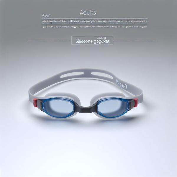 Anti Fog Swimming Goggles for Adults with Silicone Gasket