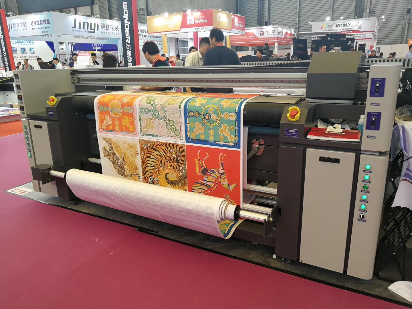 принтер сублимации ткани знамени флага 2000mm CMYK