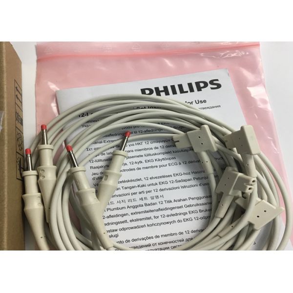 PHLIP ЭКГ Заменные части, AMMI IEC 12 Свинцовый ЭКГ Лимб Свинцовые 1.4M 989803151731