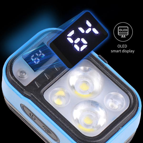 FTYD-07 Farol LED 400-500 lumens IPX4 impermeável com ABS para atividades ao ar livre