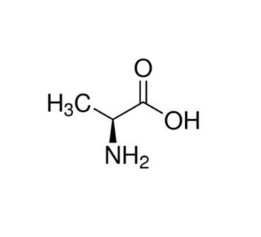 L-alanina CAS: 56-41-7 embalagem Purity≥98.5% branca da garrafa de Crystal Powder 5g/pk Brown