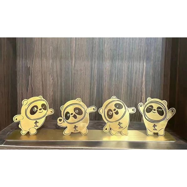 Building Stainless Steel Plate Laser Engraving With Laser Cut Plant And Animal Patterns