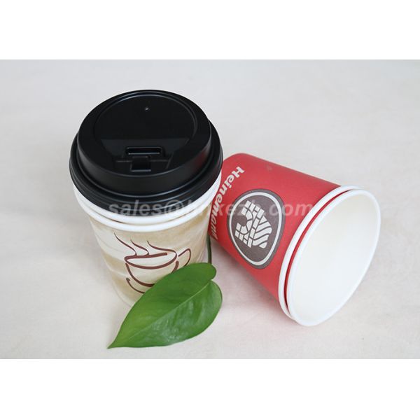 12oz / 16oz / 20oz Hot Drink Paper Cups , Disposable Espresso Cups