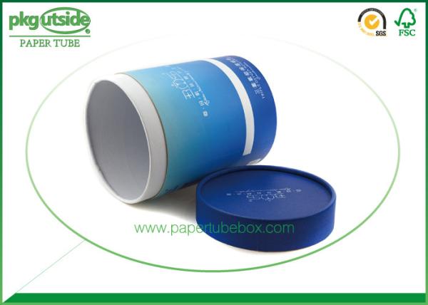 High End Printed Cardboard Tubes , Durable Recyclable Cylinder Tube Packaging