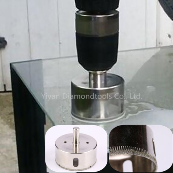Smooth Surface Finish Diamond Drill Bit , High Concentration Diamond Bit Hole Saw