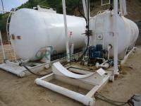 classe de solda do tanque de armazenamento do diesel da perfuração para a exploração do petróleo da placa de aço de 6mm uma isolação à prova de fogo de lãs de rocha
