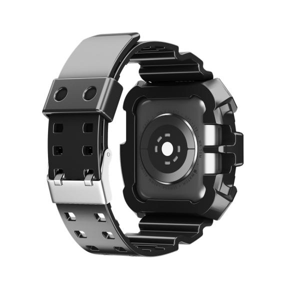 Correia de relógio integrada geada transparente para IWatch 7/6/5