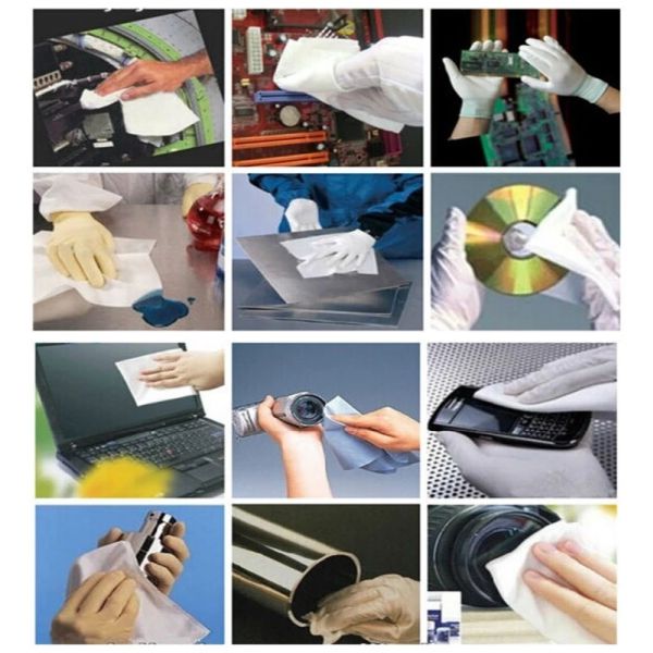 White Dust Free Paper Dustproof Fiber Optical Tissue Paper For Fiber Connector