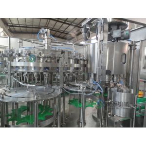 Машина завалки 8000BPH стеклянной бутылки Carbonated напитка автоматическая с крышкой кроны