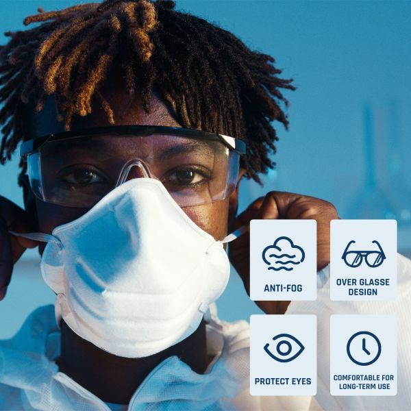 Luxury Safety Goggle Anti-Splash Wind Dust Proof Eyewear Protective Eye Glasses for Work Lab Industrial Sports Cycling Camping