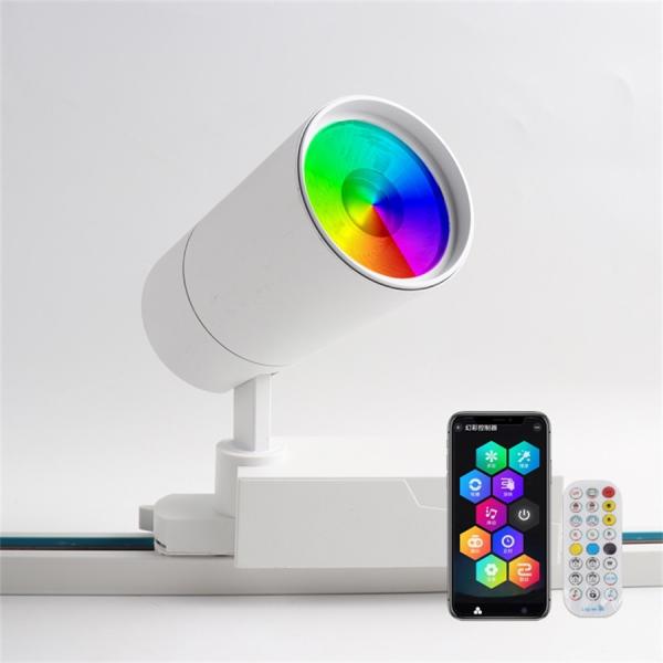 Moderne style asiatique 360 réglable lampes LED mobiles de piste Corps en aluminium pour les magasins intérieurs Barres à repas