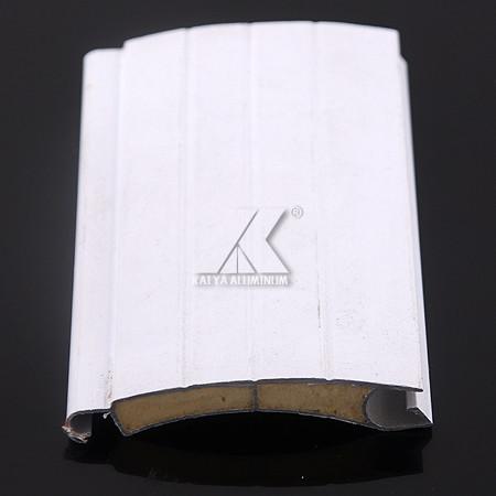 O obturador do rolo de 6063 ligas perfila o revestimento CRU de PVDF espessura de 0.8mm - de 1.5mm