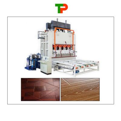 20-30tons Short Cycle Hot Press Laminating Line for Furniture Board