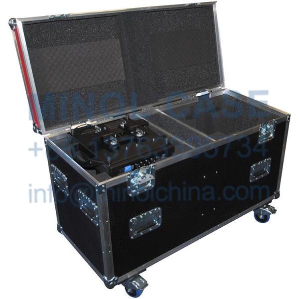 Twin Moving Head MDF Board Lighting Flight Case For Beam Light