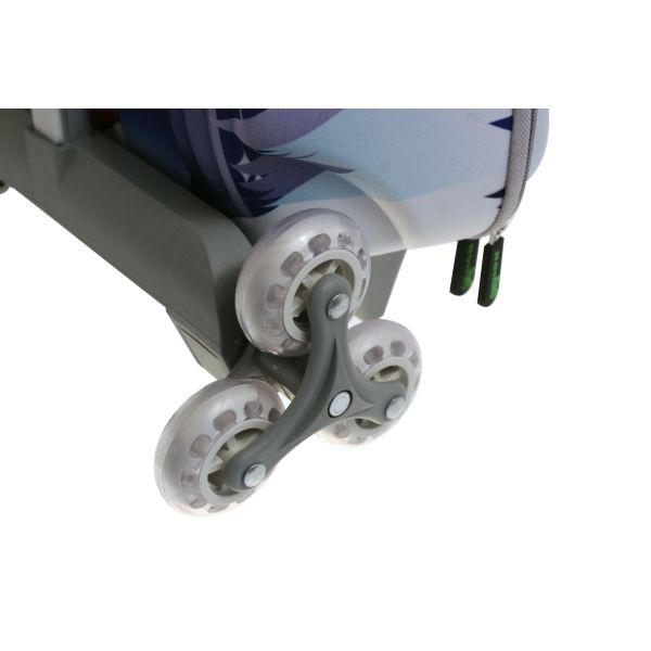 Penguin Pattern Kids Travel Bags / Toddler Rolling Luggage Water Resistance