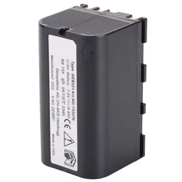 GEB221 Replacement Rechargeable Li-lon Battery 7.4v For Survey Instrument Total Station TS11 TS12 TS15 TS16 GS10 GNSS