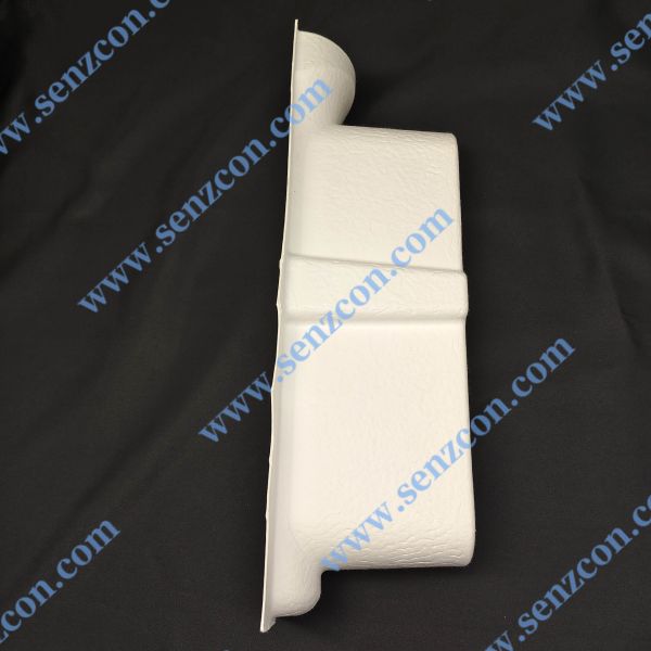 Paper pulp molding packaging for small household appliances. Foldable hair straighteners and hair curling irons. Environmentally friendly white paper pulp molding inner lining packaging.