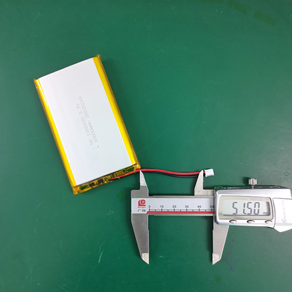 10000mAh 3.7V Li Polymer Battery 1260100 Rechargeable Lithium Ion Battery Cell
