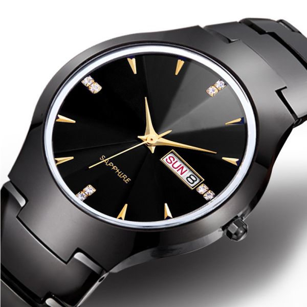 Аналог минимализма 18mm дозора кварца 5ATM белый керамический для объектива сапфира людей