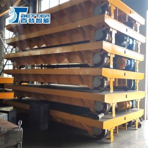 20T Battery Operated Trackless Transfer Cart for Heavy Material Transportation in Stamping Plants