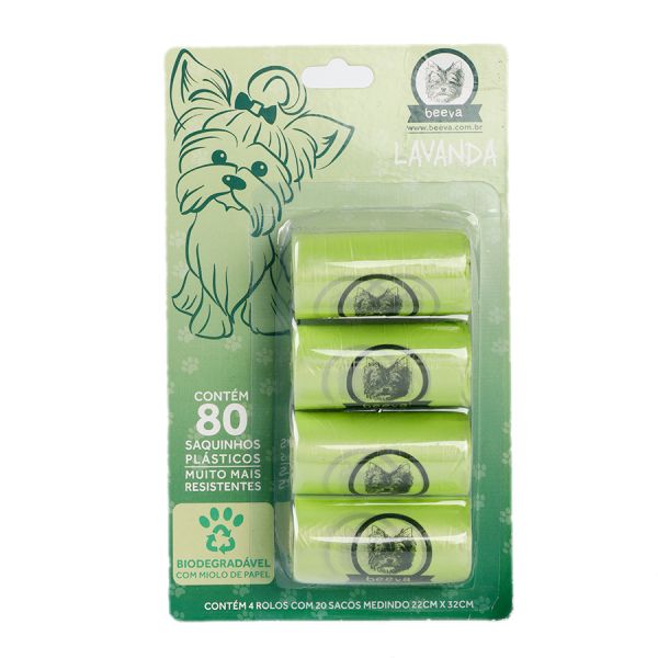 0.02-0.1mm Disposable Dog Poop Bags Biodegradable In Rolls Or Flat
