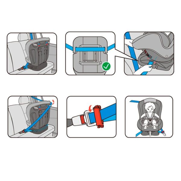 Cloth Plastic Sponge Baby Child Seat