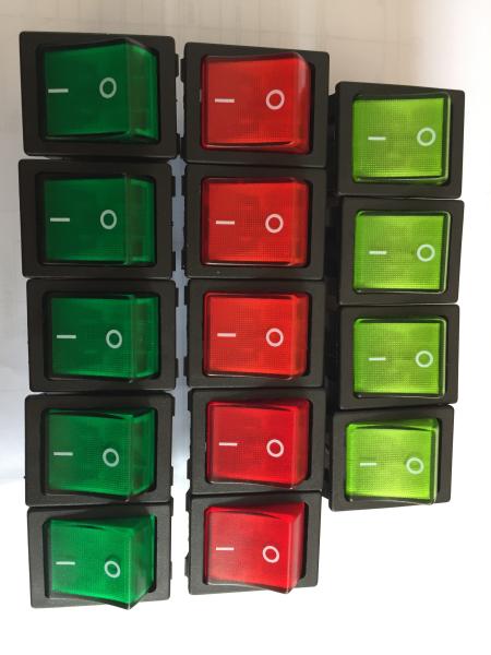 Rocker switch,ON-OFF Switch with lamp or without lamp;Switch,AC power switch,UL .TUV Switch, 4Pin or 6Pin switch