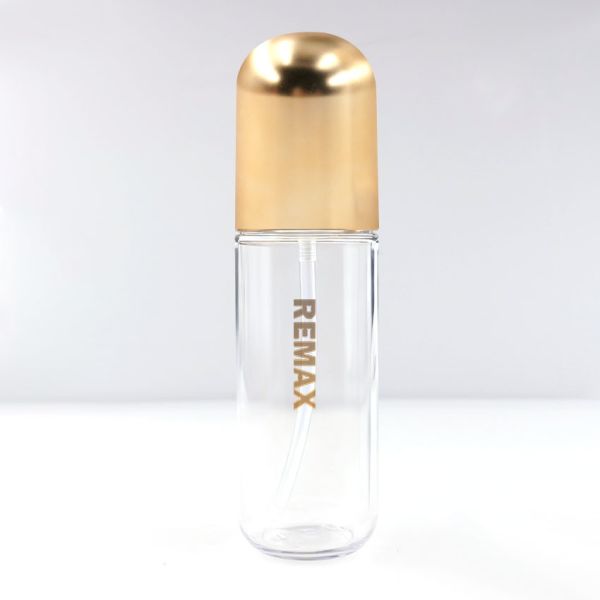 150ml Transparent Plastic Capsule Bottle with Gold Lid  Cosmetic