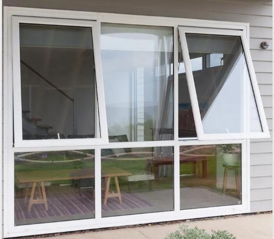 Fabricant de fenêtres à auvents en aluminium Événements extérieurs à double vitrage