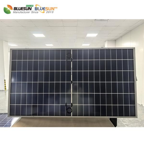 Bluesun New High Efficiency 700W 720W Solar Power Panels Home Use Perc Mono Solar Panel 720W Bifacial Solar Panel for House