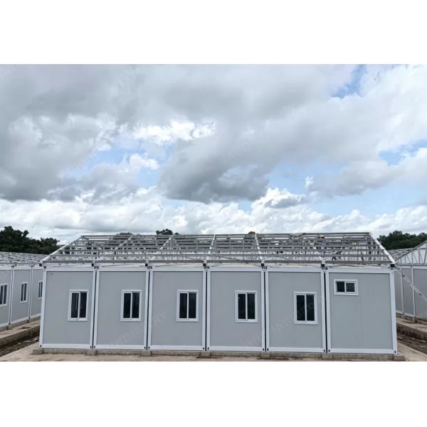 Prefabricated Internal Flat Pack Office Building Systems Galvanized Steel Frame