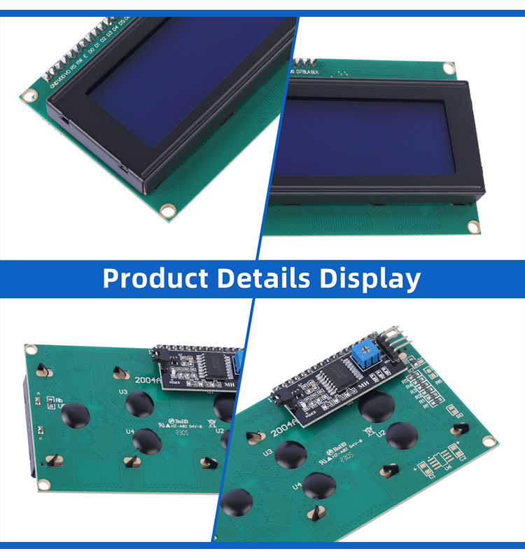 European Blue Film White Letters 2004A IIC Adapter Board Support Customized Language
