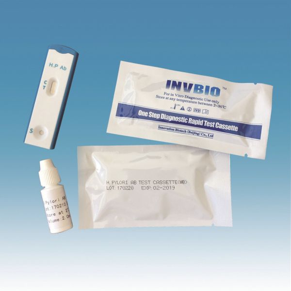 Highly Sensitive One Step H. Pylori Ag Feces Rapid Test Card